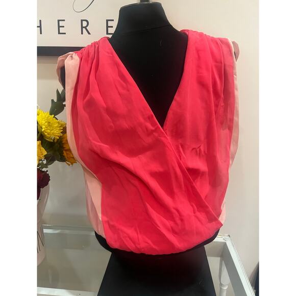 Sleeveless Multi-Pink Sheer Bodysuit - Picture 2 of 9